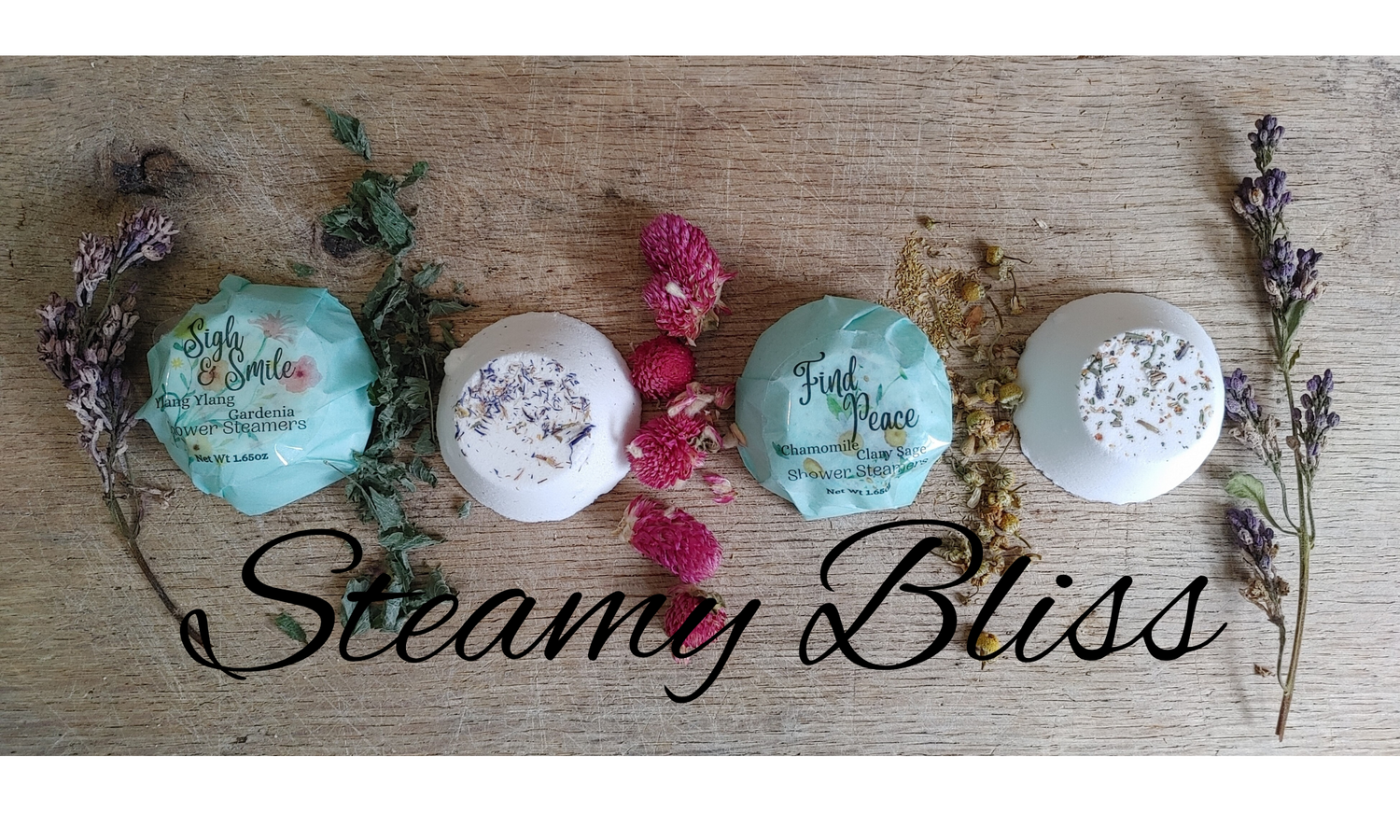 shower steamer prop photo with summer steamer collection tablets sigh and smile find peace