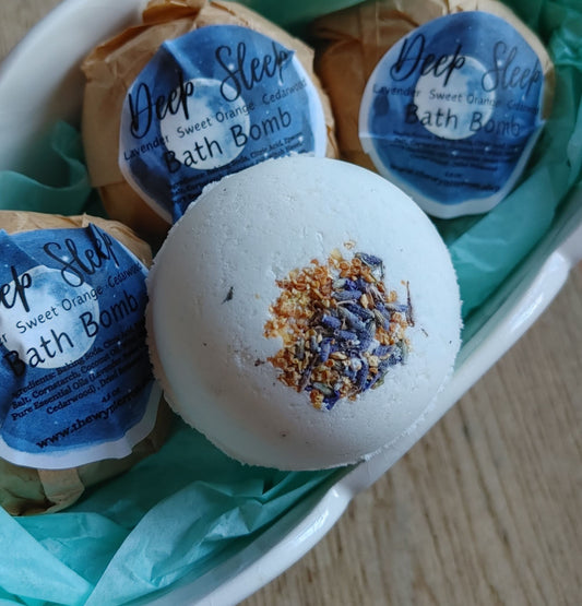 Deep Sleep Bath Bomb.