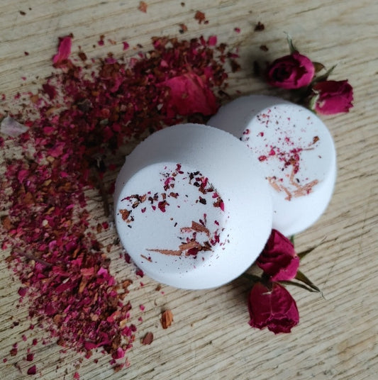 sandalwood and rose shower steamers pure essential oils dusty rose steamer