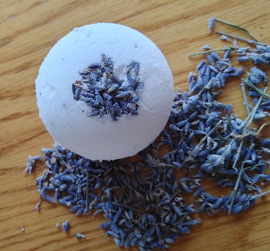 Relaxing Lavender Bath Bomb.