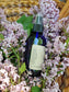 4oz bathroom spray blue glass bottle lilac and lemon scented all natural spray