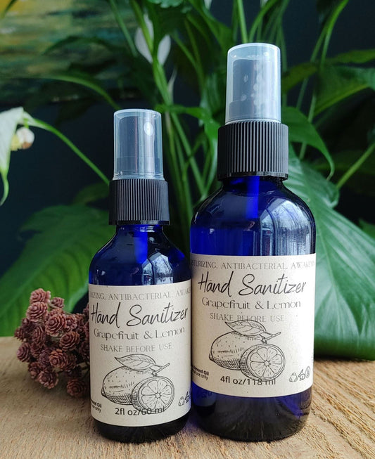 natural-antibacterial-blue-glass-bottle-spray-grapefruit-lemon-essential-oil