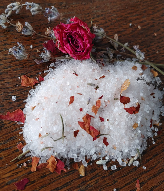 Lavender Rose Body Salt.