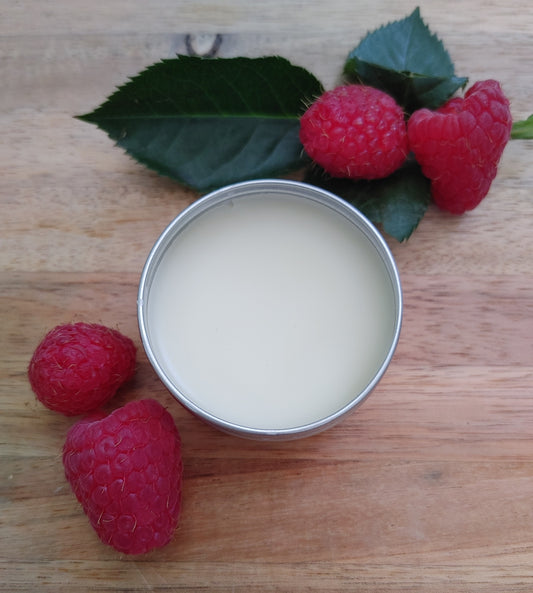Raspberry Seed Lip Balm.